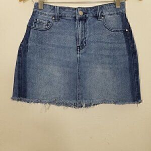 PacSun Two Tones Denim Mini Skirts Size 23